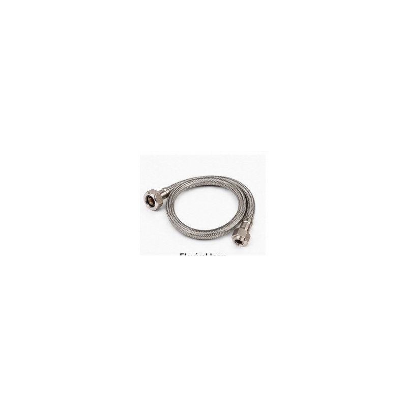 ENGATE FLEXIVEL 1/2 30CM METALICO INOX