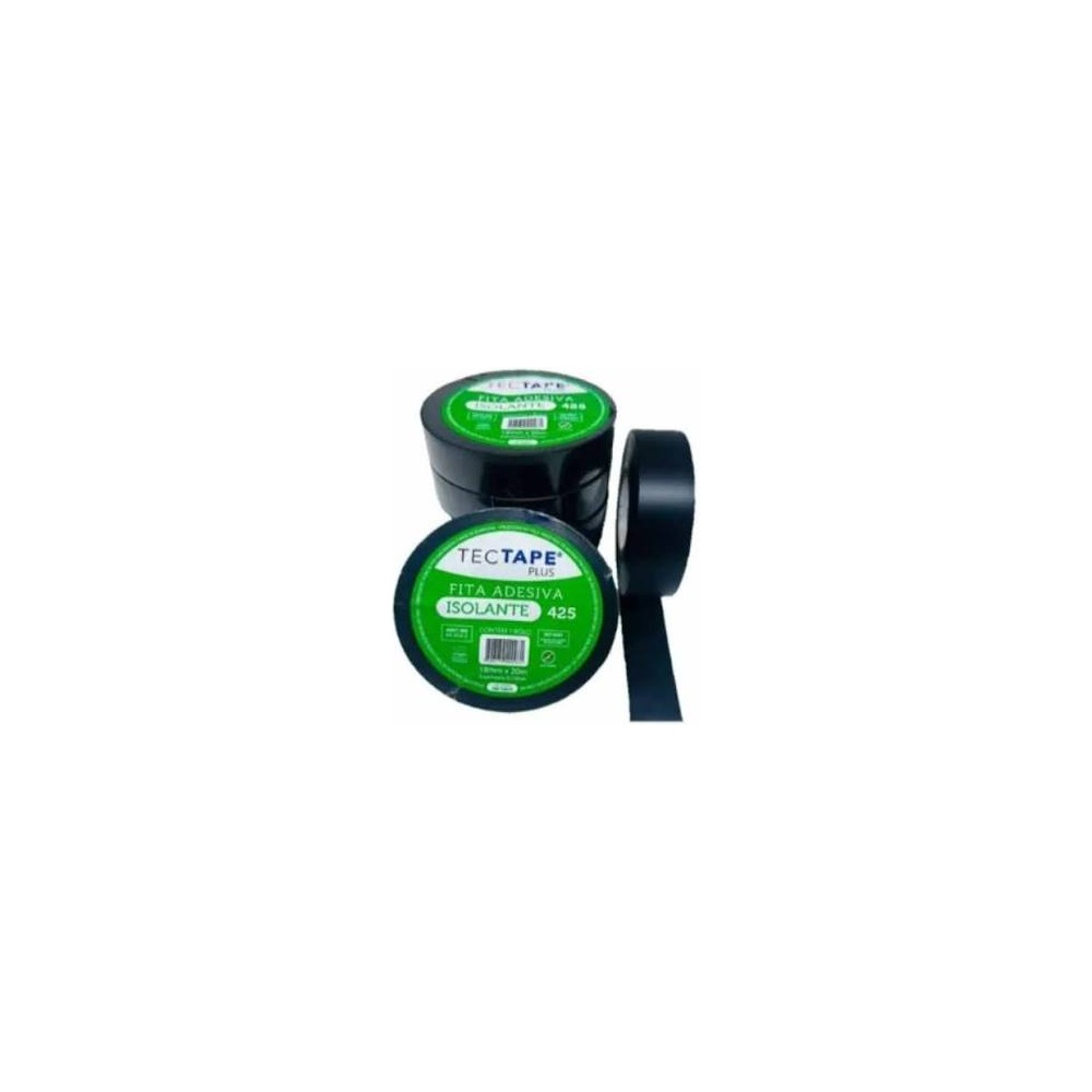 425 FITA ADESIVA PVC ISOLANTE PRETA 18MMX20M