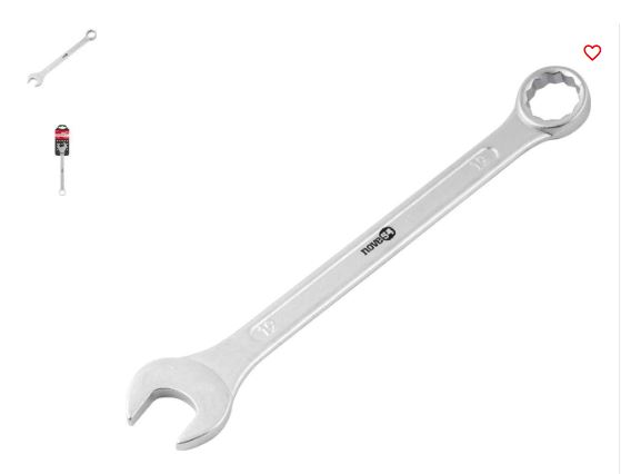 CHAVE COMBINADA 19 MM, AÇO CARBONO, NOVE54