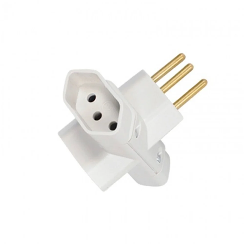 ADAPTADOR BENJAMIN 3 SAIDAS 2P+ T 10A 250V~ BRANCO ILUMI