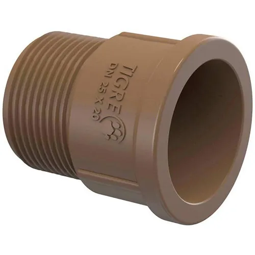 ADAPTADOR SOLDAVEL CURTO 1/2" PVC MARROM 20MM