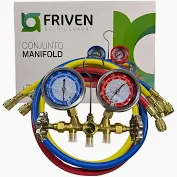 CONJ MANIFOLD CT 536 GLICERINA (R22-407C-410A) FRIVEN