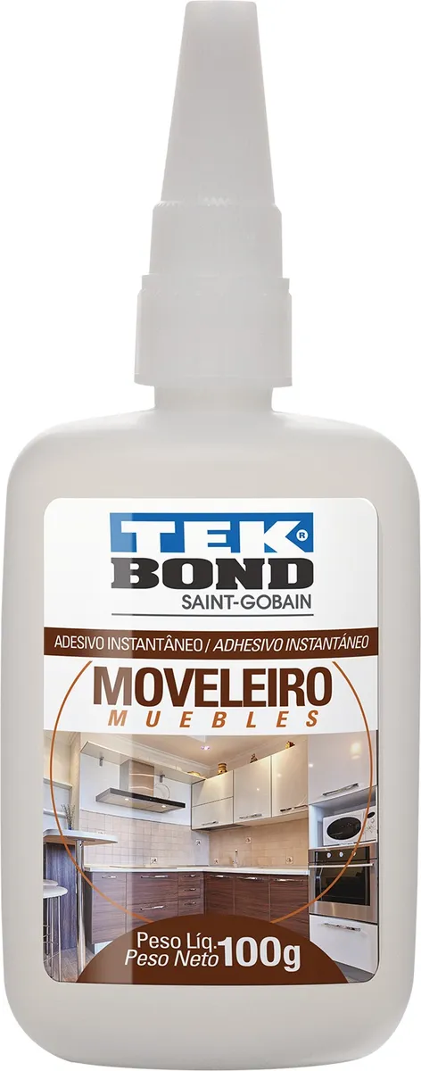 Adesivo instantâneo, 20 g, moveleiro TEKBOND