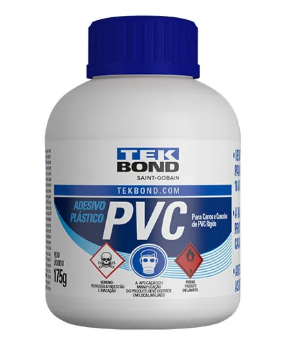 ADESIVO P/PVC 175G INCOLOR TEKBOND