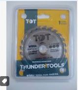 DISCO DE CORTE MADEIRA 4"3/8 SERRA DE VIDEA THUNDERTOOLS