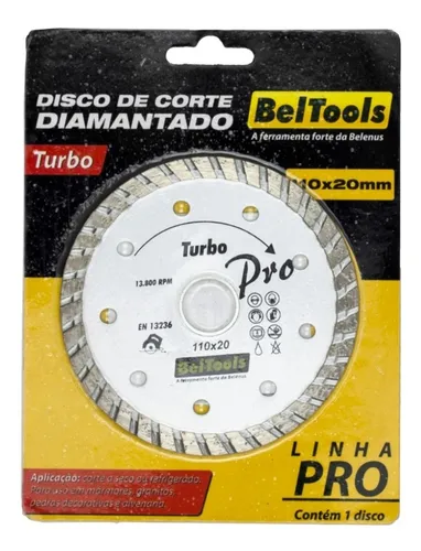 DISCO DIAMANTADO TURBO 110X20 BELTOOLS