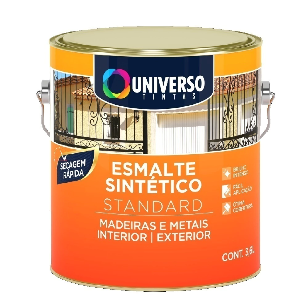 ESMALTE SINTET UNIVERSO 3.6LT PRETO