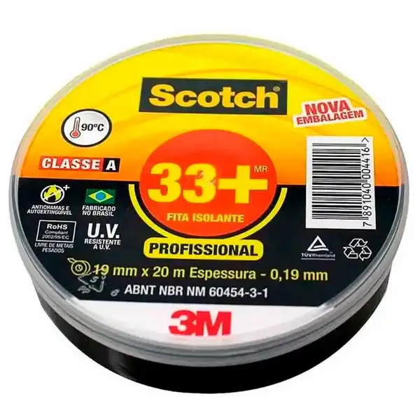 FITA ISOLANTE SCOTCH 33+ CLASSE A 19MX20