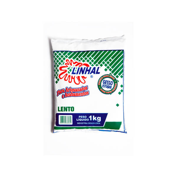 GESSO ESTUQUE LENTO 1KG