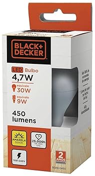 LAMPADA LED BULBO A60 17W 6500K BLACK