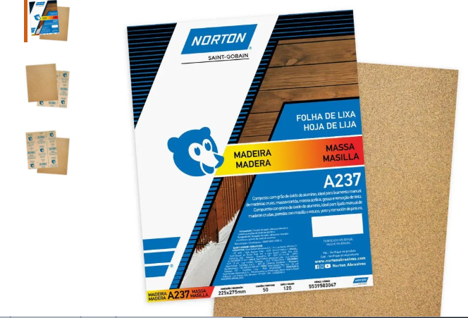 LIXA MADEIRA 120 NORTON A237