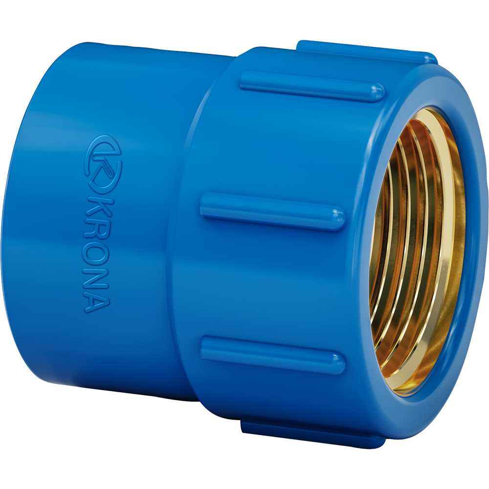 LUVA AZUL C/ BUCHA 25MM X 3/4" 502 KRONA