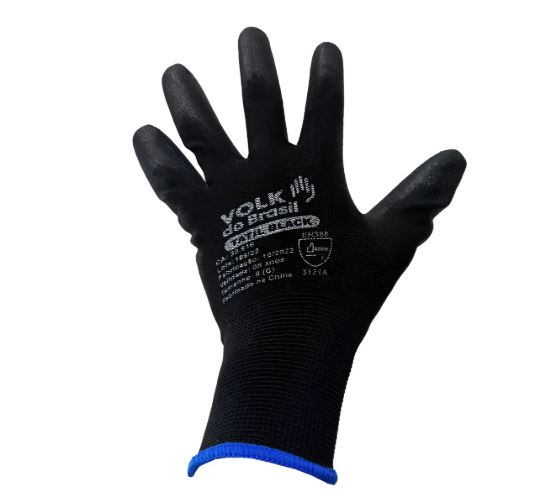 LUVA DE SEGURANÇA TÁTIL BLACK VOLK C.A 30916