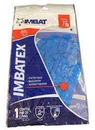 LUVA LATEX FORRADA AZUL TAM P IMBAT