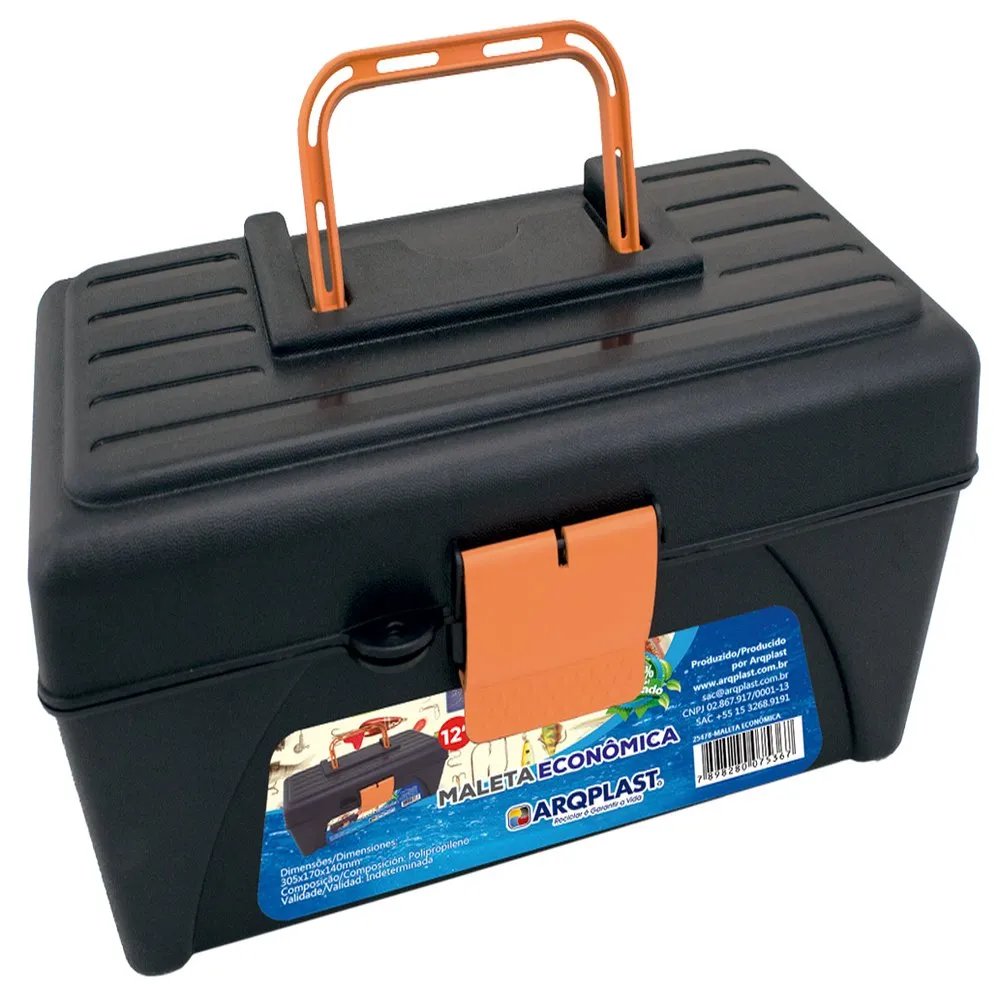 MALETA ECONOMICA ALCA LARANJA ARQPLAST