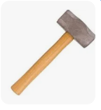 MARRETA OITAVADA ACO NODULAR 1KG BELTOOLS
