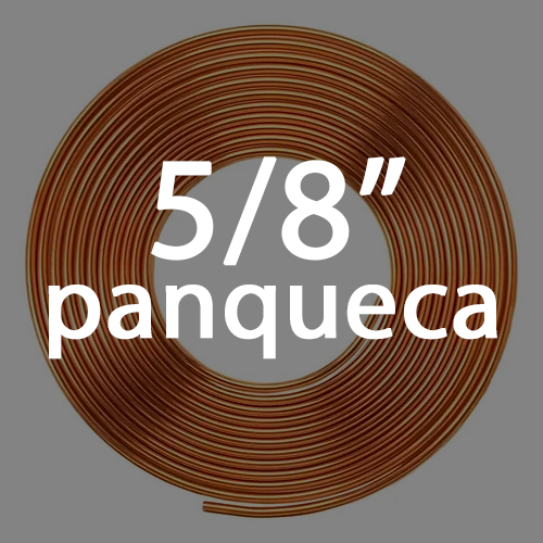 PANQUECA COBRE 5/8 X 1/32 15 METROS APROX. 5,25 kg