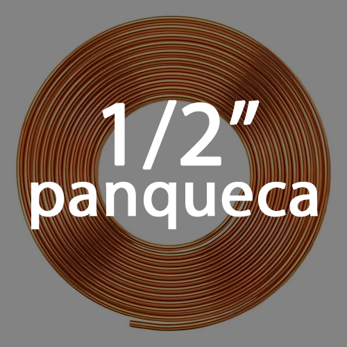 PANQUECA DE COBRE 1/2 X 1/32 15 METROS APROX. 4,15 kg