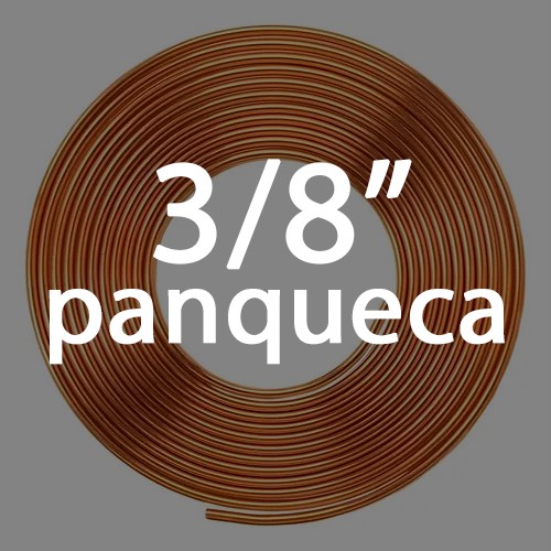 PANQUECA DE COBRE 3/8 X 1/32 15 METROS APROX. 3,15 kg