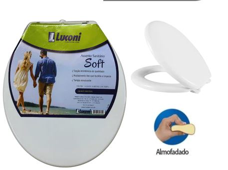 ASSENTO SANITÁRIO MODELO SOFT OVAL - LUCONI