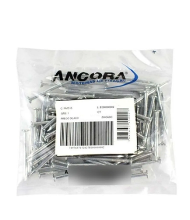PREGO DE ACO 15X15 (2,40X34MM) ZINCADO (L:E000001000)