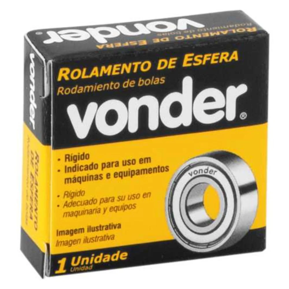 ROLAMENTO RíIIDO DE ESFERA, 608-ZZ, VONDER