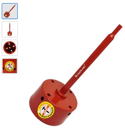 SERRA-COPO DIAMANTADA BRASKOKI KSC-100/50/7mm VERMELHO