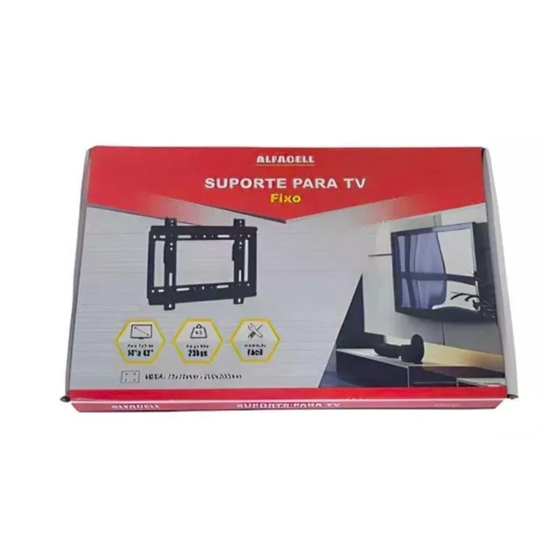 SUPORTE P/TV DE 14" A 42" FIXO UNIVERSAL AL54010 ALFACELL/IMPORIENTE
