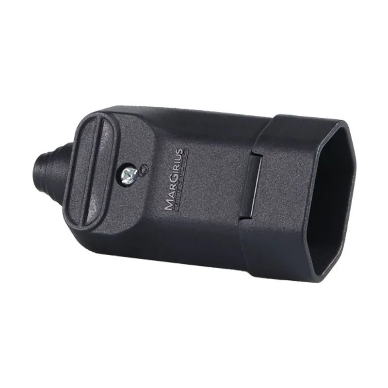 TOMADA DESMONTAVEL 2P + T 20A PRETA MARGIRIUS