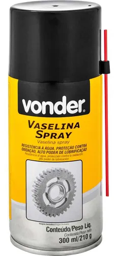 VASELINA EM SPRAY 300 ML VONDER