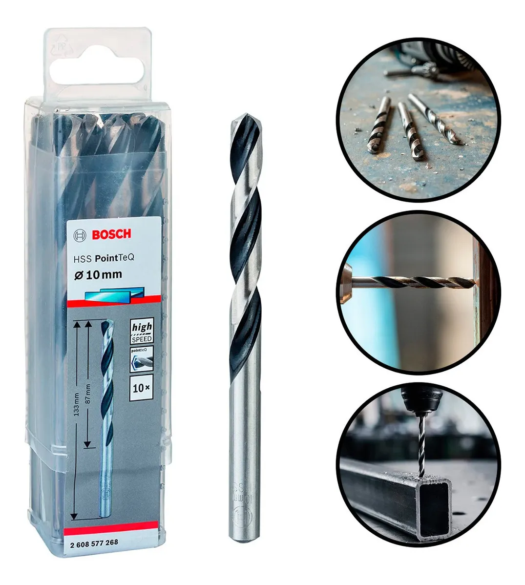 BROCA ACO RAPIDO POINTTEQ 10MM BOSCH