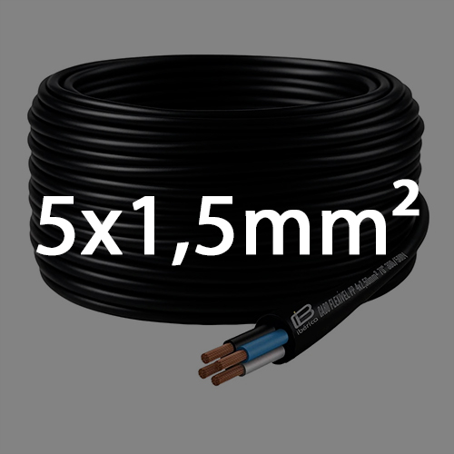 CABO PP FLEXIVEL 5X1.50MM² 90C 0.61KV PT