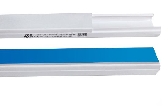 CANALETA PLAST 20X10X0,6MM 2M C/ ADESIVO