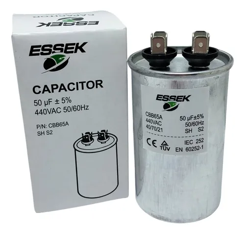 CAPACITOR DUPLO 45 + 2,5 440VAC ESSEK